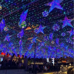 ホリデーアウトドアガーランド照明ウェディングパーティー編集魔法の色のおとぎ話の弦クリスマスデコレーションライト