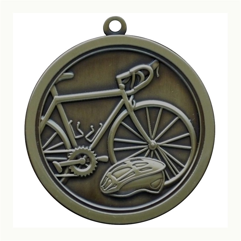 カスタムデザイン賞トロフィーは、子供向けのメタルメダルサイクリングメダルに挑戦します