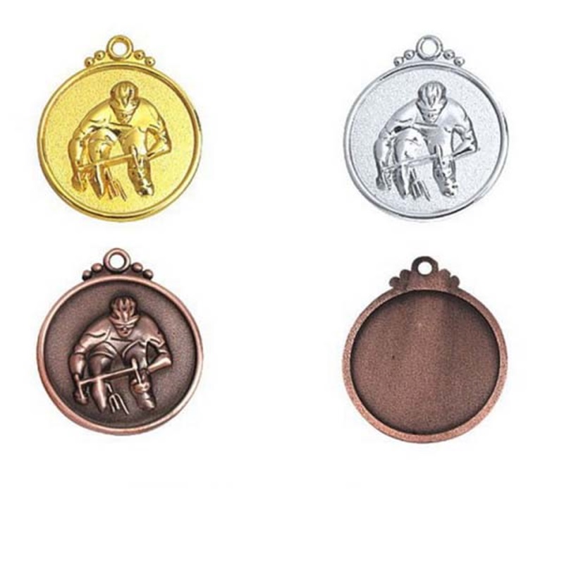 中国工場のホット販売金メダル安価な空白メダル空白小麦メダル