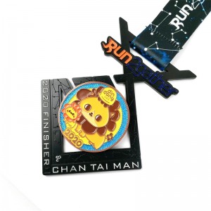 ギャグ卸売カスタムロゴデザインメタルアロイランニングマラソンスポーツ名誉メダル