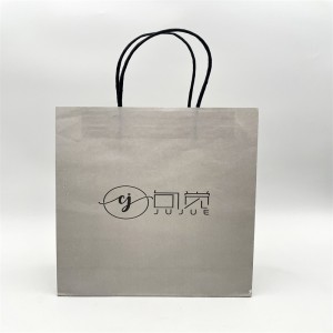 灰色のギフトバッグ、ギフトパッケージバッグ、トレンドはシンプルです