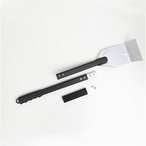 グリルチャコールアッシュレーキホーチムニークリーニングスクレーパーヘビーデューティグリルアッシュツールアイアンバーベキュークリーナーグリルポーカースクレーパー用ピザオーブン用