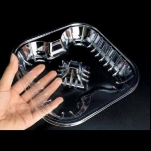 蓋のないスロット付きフルーツトレイ190*190*25 mm Hgf-4a（85）