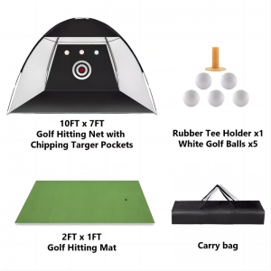 アウトドアトレーニングゴルフショットネット練習用マット運転