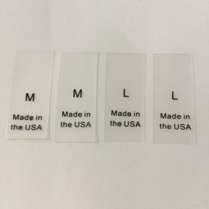透明な印刷出荷マーク