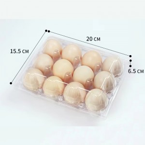 卵トレイ200*155*65 mm 12溝3*4