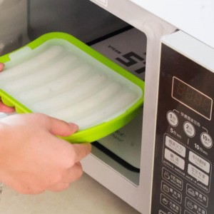 自家製のホットドッグ、DIYホットドッグ、BPA無料、オーブン、電子レンジの安全なホットドッグ型のための焦げ付き防止シリコンソーセージ型