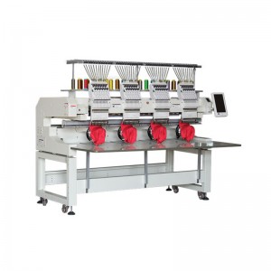 4頭の高速コンピューター刺繍機