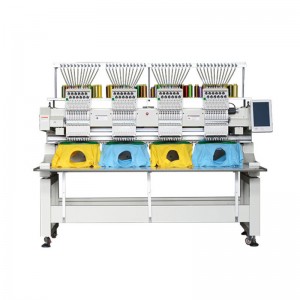 4頭の高速コンピューター刺繍機