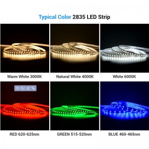 2835 60LEDS/m LEDストリップ