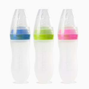 補完的なスプーンシリコーンスクイーズスプーン子供\\\\の補完的なフードボトル