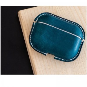 新しいApple AirPods Pro2保護ケース、オールインワンハンドメイドレザーケース、Bluetoothヘッドセットケース、衝突防止レザーケース