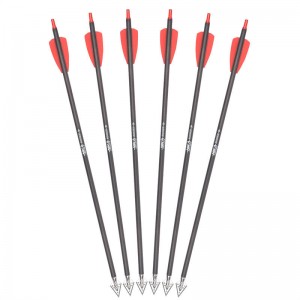 15インチRXクロスボウボルトは、ステンレス鋼のブロードヘッドを備えています