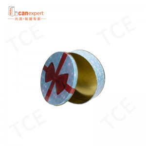 卸売アルミニウムラウンド缶キャンドルクリスマスギフトコンテナ工芸品用メタルブリキ