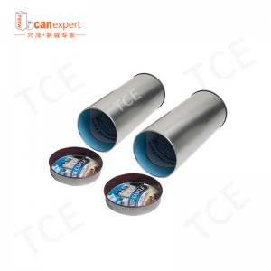 空の丸い茶缶フードグレード密封されたアイアンボックスティーパッケージコーヒーシュガーカスタムティークラフトギフト缶