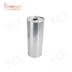 新しいスタイルの円筒形の機械潤滑油ブリキ缶缶缶0.28 mm金属缶缶用エンジンオイル