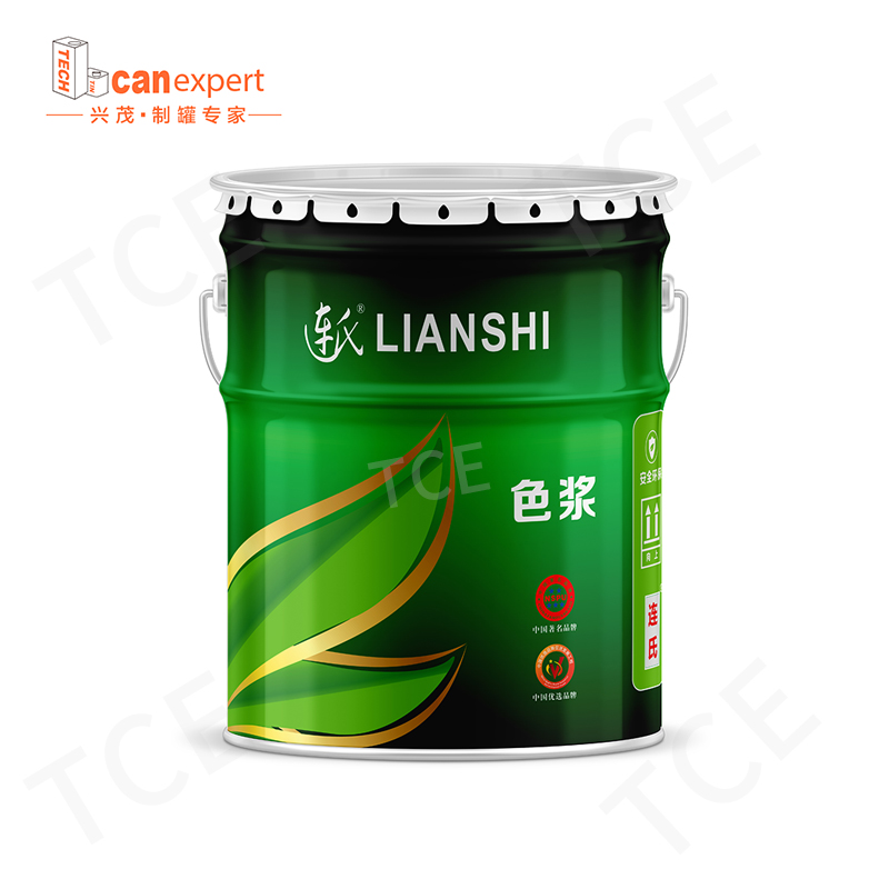 tce-ホットセール化学溶媒金属缶厚さ0.35 mmの丸いペイルサイズ缶缶