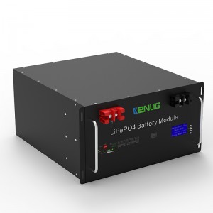 ラックマウント48 v 100/150 200 ah LiFePO 4家電製品RS 232/RS 485/CAN通信LCD付き急速充電リチウムイオン電池スタック可能