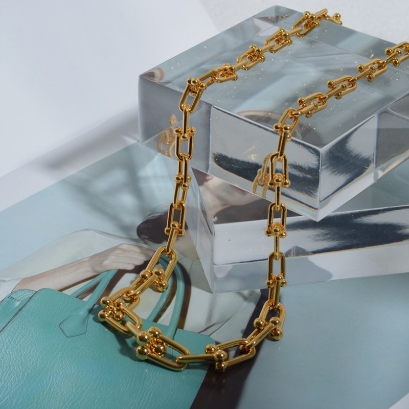 太いチェーンネックレス女性ヨーロッパと米国のinsig