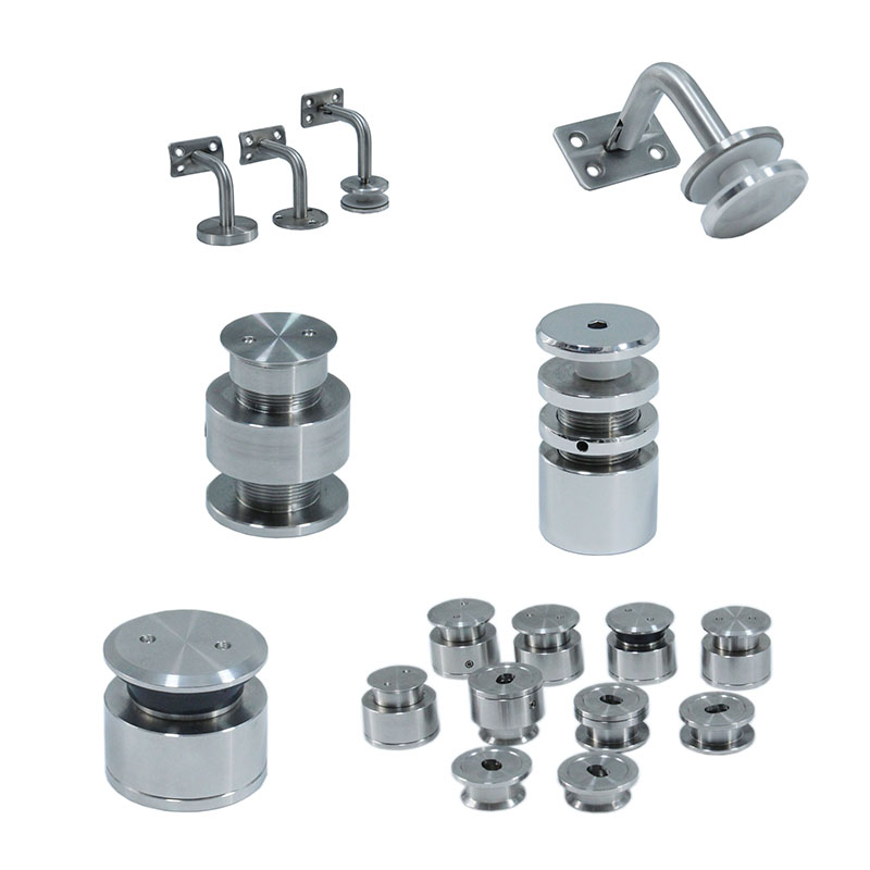 ステンレス鋼の手すりのアクセサリー階段とバルコニーガラスの手すりアクセサリー製品