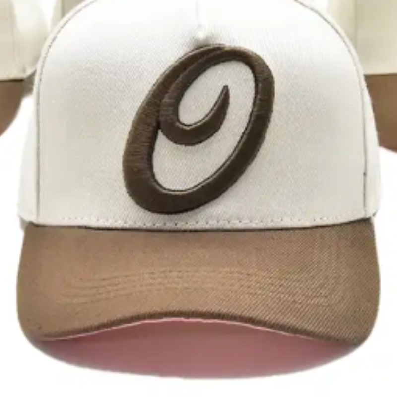 調整可能なカラーブロック刺繍ロゴカスタムメイド5パネルメンズ野球帽子帽子卸売