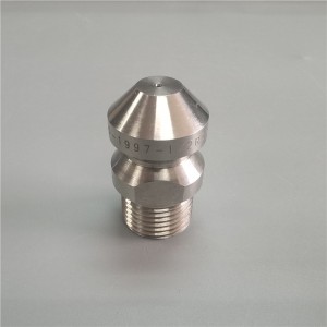 ステンレス鋼の排水クリーニングノズル高圧下水道ジェットノズル