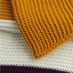 カスタム新しい到着者冬の旅行スカーフ特大のニットウールカシミアスカーフの女性用