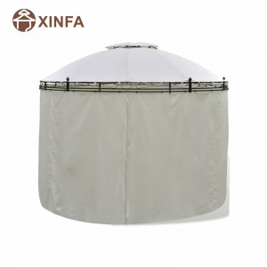 ウェディングマーキーアーチトップジャルダンパーゴラスガゼボアウトドアアルミニウムガゼボキャノピーショーテント