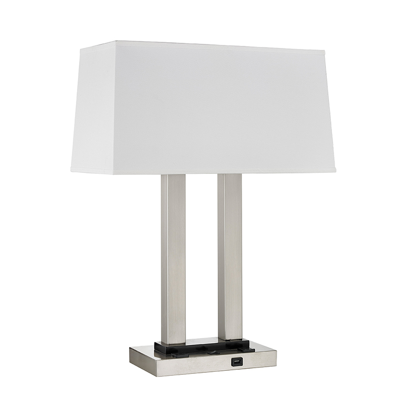 客室のダブルナイトスタンドテーブルランプ