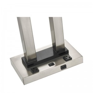 客室のダブルナイトスタンドテーブルランプ