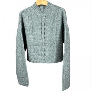 秋のトップセーター特大のニット女性セーター