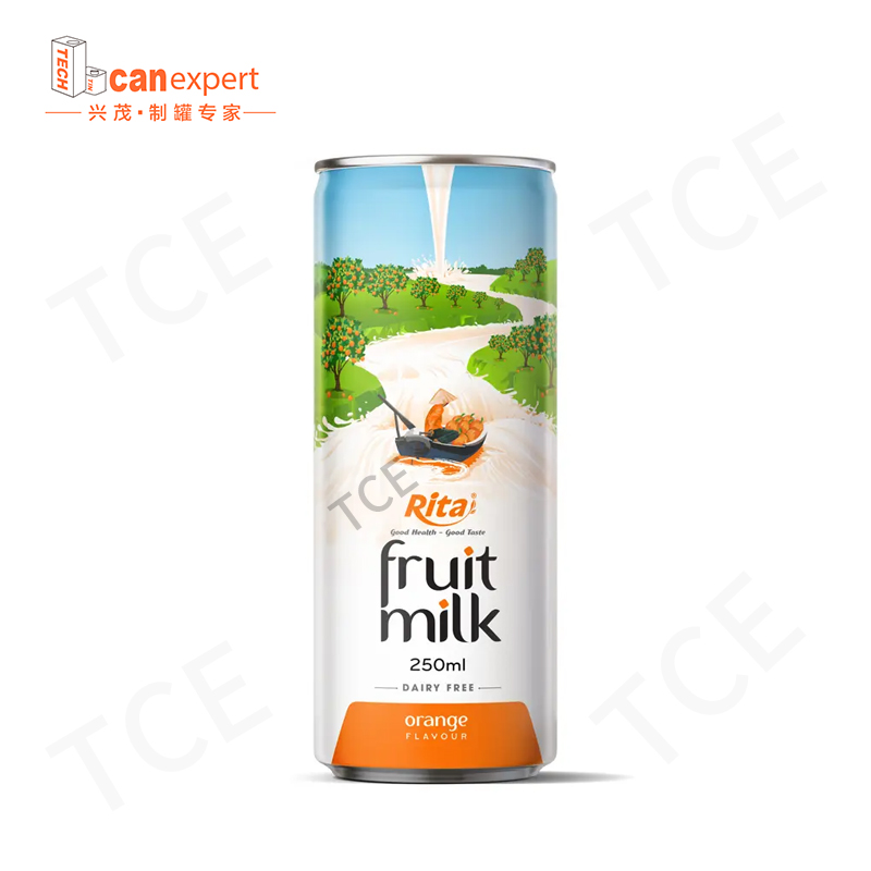 tce-new designミルク飲料缶缶0.25 mmシーリングメタル缶