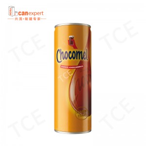 tce-new designミルク飲料缶缶0.25 mmシーリングメタル缶