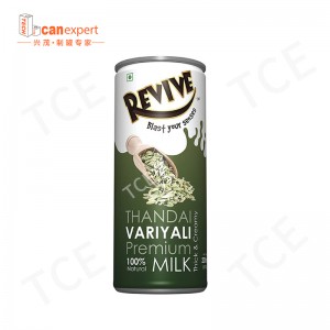 tce-new designミルク飲料缶缶0.25 mmシーリングメタル缶