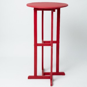 屋外用の丸い椅子