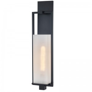 ホステリティのホテルホテルウォールスコニースマットブラックフィニッシュと長方形のリネンパターンホテルの典型的な廊下のアクリルシェード