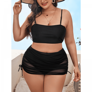 3つのピースファッションバックレスの水着