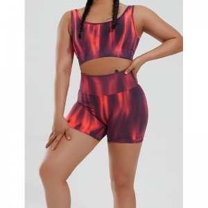 クイックドライグラジエントシームレスヨガセット