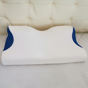 サイドメモリフォームの枕用の蝶のデザイン