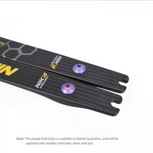 270024 Nika Archery N3 Pro Carbon Limbs ILFターゲット射撃弓