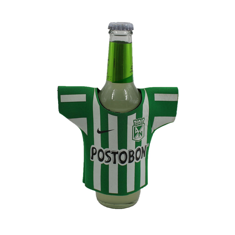 ファッションカラフルなTシャツネオプレン形状デザイン昇華印刷断熱ワインビールボトルクーラークージー。