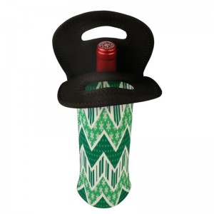 2023昇華ネオプレンシャンパンクーラーシングルレッドワイントートバッグお湯ボトルホルダー