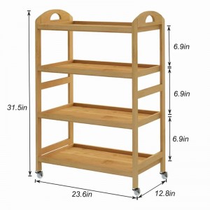 ローリングマルチパスストレージ管理車両は耐久性があり、竹の保管車を簡単に移動できます