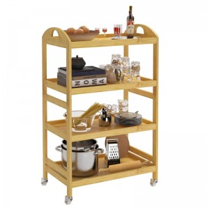 ローリングマルチパスストレージ管理車両は耐久性があり、竹の保管車を簡単に移動できます