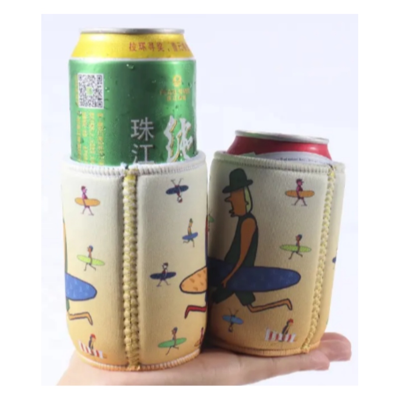 12オンスの昇華ネオプレンソーダビールボトルは涼しい断熱ビール缶を飲むことができます卸売バルク用ベースのベースを飲むことができます
