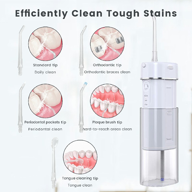 2023ホット販売電気歯科用携帯型ファミリと外歯のクリーニング歯科用口腔灌漑水フロッサー