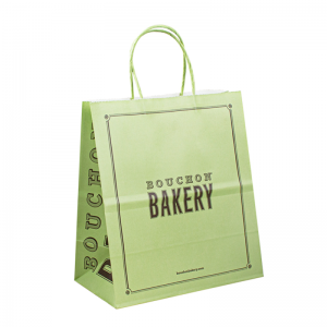 卸売リサイクルマテリアルクラフトボルサデパペル使い捨て茶色の白いクラフト紙袋フードケーキワインパッケージ用