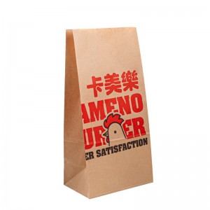 耐えられないライニング食品グレードの使い捨てクラフト紙パッキングバッグ