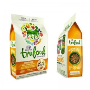 カスタムビッグ10kg 15kg 20kg再封鎖可能なジッパーPLA PBAT生分解性プラスチックペット犬のおやつフィードスナックパッケージバッグ