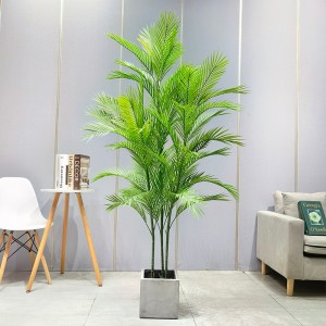 卸売工場価格ARECA PALM DYPSIS LUTESCENSカスタマイズ可能な人工ヤシの木と鉢植え